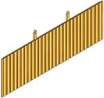 Skan Holz R&uuml;ckwand Deckelschalung Leimholz 550 cm x 220 cm