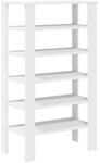 vidaXL Schuhregal Wei&szlig; 61x32x105 cm Holzwerkstoff 859860