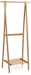 Zeller Garderobenst&auml;nder 159 cm x 45 cm x 74 cm Bambus