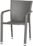 Siena Garden Minas Stapelsessel Grau 60x56x83 cm