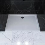 Aurlane Duschwanne Pure Rechteck 120 cm x 90 cm Wei&szlig;