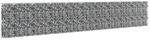 vidaXL Gabionenwand mit Abdeckung Verzinkter Stahl 600x30x100 cm 143584