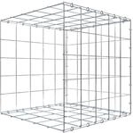 Gabiona C-Ring-Gabione-Anbaukorb Typ 2 50 x 50 x 50 cm Maschenw 10 x 10 cm
