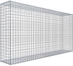 Gabiona Gabionenkorb 100 cm x 200 cm x 30 cm Maschenw 5 cm x 5 cm