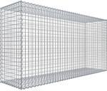 Gabiona Gabionenkorb 100 cm x 200 cm x 50 cm Maschenw 5 cm x 5 cm