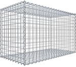Gabiona Gabionenkorb 60 cm x 100 cm x 50 cm Maschenw 5 cm x 5 cm