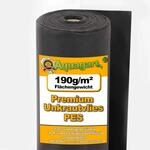 Aquagart 75m&sup2; Unkrautvlies Gartenvlies Mulchvlies Bodengewebe 190g 1m Breit PES