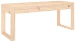 vidaXL Gartenbank 110x38x45 cm Massivholz Kiefer