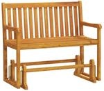 vidaXL Garten-Schaukelbank 110 cm Massivholz Akazie