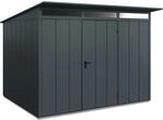 H&ouml;rmann Ger&auml;tehaus Elegant mit Pultdach Typ 3 RAL7016 Anthrazitgrau Einzelt&uuml;r
