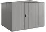 H&ouml;rmann Ger&auml;tehaus Elegant mit Satteldach Typ 3 RAL9007 Graualuminium...