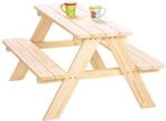 Pinolino Kindersitzgruppe Nicki 90 cm x 85 cm x 50/114 cm Beige