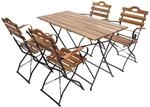 MCW Biergarten-Set J40 Naturfarben