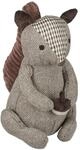 Relaxdays T&uuml;rstopper Polyester Braun Schwer 26 cm x 17 cm x 22 cm 1,4 kg
