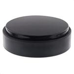 Wagner Bodent&uuml;rstopper Kleben Black Deluxe &Oslash; 50 mm x 15 mm Schwarz