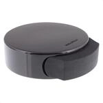 Wagner Bodent&uuml;rstopper Kleben Black Deluxe &Oslash; 50 mm x 55 mm x 17 mm Schwarz