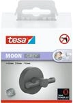 Tesa Moon Grey Bademantelhaken Grau Matt inkl. Klebel&ouml;sung