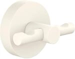 Tesa Moon White Bademantelhaken Wei&szlig; Matt inkl. Klebel&ouml;sung