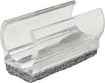 Wagner Klemmschalengleiter EH 0693 f&uuml;r Rundrohre &Oslash; 2,2 cm Transparent 4 St&uuml;ck