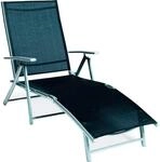 Relax-Liegestuhl Schwarz
