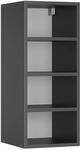 Vicco H&auml;ngeschrank Fame-Line Offener K&uuml;chenschrank Anthrazit 30 cm