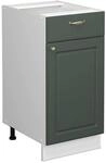 Vicco K&uuml;chenunterschrank Fame-Line Gr&uuml;n-Gold Landhaus/Wei&szlig; 40 cm ohne