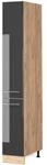 Vicco Apothekerschrank Fame-Line Anthrazit Hochglanz/Goldkraft Eiche 30 cm