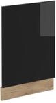 Vicco Frontblende R-Line Schwarz Hochglanz/Goldkraft Eiche 45 cm ohne...