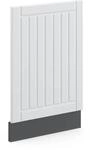 Vicco Frontblende Fame-Line Geschirrsp&uuml;ler Frontt&uuml;r Anthrazit/Wei&szlig; 45 cm ohne