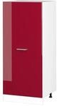 Vicco Hochschrank R-Line K&uuml;chenkommode Bordeaux Hochglanz/Wei&szlig; 60 cm