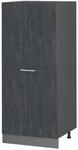 Vicco Hochschrank R-Line K&uuml;chenkommode Schwarz Beton/Anthrazit 60 cm