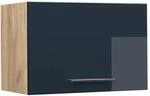 Vicco H&auml;ngeschrank Fame-Line Dunkelblau Hochglanz/Goldkraft Eiche 60 cm Flach