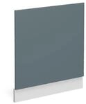 Vicco Frontblende R-Line Geschirrsp&uuml;ler Frontt&uuml;r Blau-Grau/Wei&szlig; 60 cm ohne