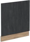 Vicco Frontblende R-Line Schwarz Beton/Goldkraft Eiche 60 cm ohne Arbeitsplatte