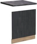 Vicco Frontblende R-Line Schwarz Beton/Goldkraft Eiche 60 cm AP Anthrazit