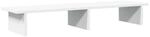vidaXL Monitorst&auml;nder Wei&szlig; 100x27x15 cm Holzwerkstoff 854706