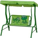 Siena Garden Kinder-Hollywoodschaukel Froggy Gr&uuml;n 75x115x118 cm
