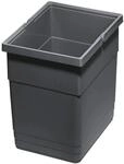 Ninka Eins2vier Abfallsammler M&uuml;lleimer 13,5L 275 x 210 x 280 mm Dunkelgrau 5136.11