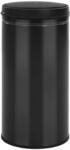 vidaXL Automatischer Sensor-M&uuml;lleimer 70 L Kohlenstoffstahl Schwarz 649748