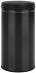 vidaXL Automatischer Sensor-M&uuml;lleimer 60 L Kohlenstoffstahl Schwarz 649747