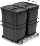 Emuca Recycle K&uuml;chenabfallbeh&auml;lter 2 x 12 L Bodenbefestigung und Handauszug...