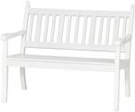 Blome 2er Bank Hohenzollern Wei&szlig; 69 cm x 115 cm x 88 cm