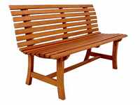 Garden Pleasure Parkbank Moreno 3-Sitzer Holz 93 x 140 x 67 cm