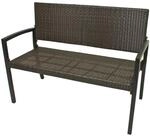 Parkbank Sanremo Coffee 2-Sitzer 87 x 116 x 60 cm