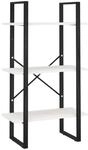 vidaXL Standregal Wei&szlig; 60x30x105 cm Massivholz Kiefer 806513