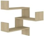 vidaXL Wand-Eckregal Sonoma-Eiche 40x40x50 cm Holzwerkstoff 807229