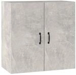 vidaXL Wandschrank Betongrau 60x31x60 cm Holzwerkstoff 812901