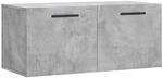 vidaXL Wandschrank Betongrau 80x36,5x35 cm Holzwerkstoff Modell 6