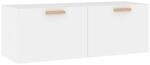 vidaXL Wandschrank Wei&szlig; 100x36,5x35 cm Holzwerkstoff Modell 1