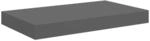 vidaXL Schwebendes Wandregal Hochglanz-Grau 40x23x3,8 cm MDF 323784